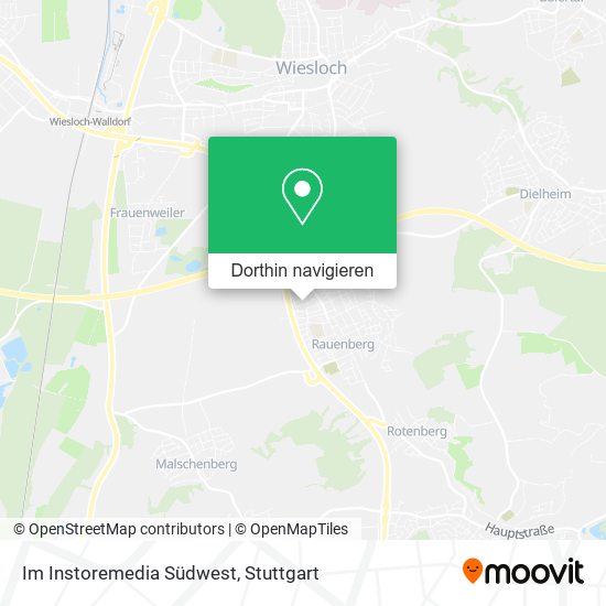 Im Instoremedia Südwest Karte