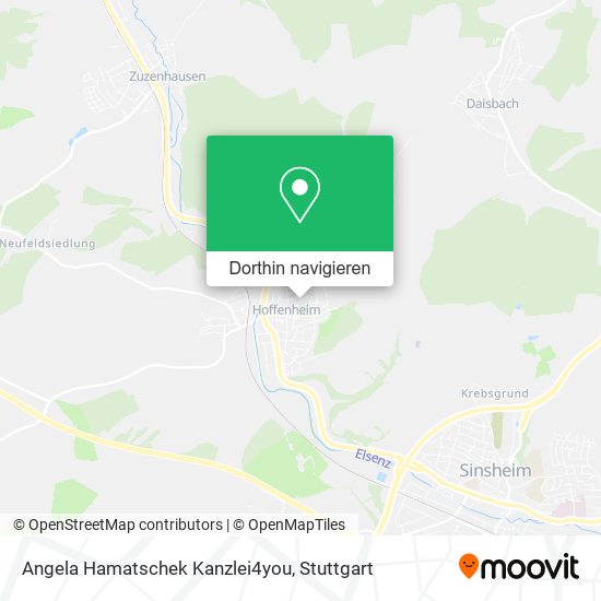 Angela Hamatschek Kanzlei4you Karte