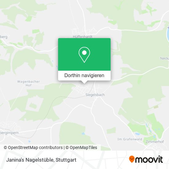 Janina's Nagelstüble Karte