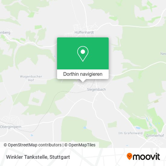 Winkler Tankstelle Karte