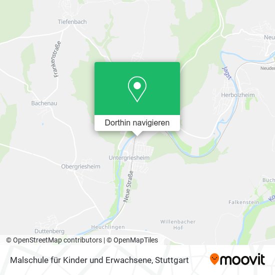 Malschule für Kinder und Erwachsene Karte