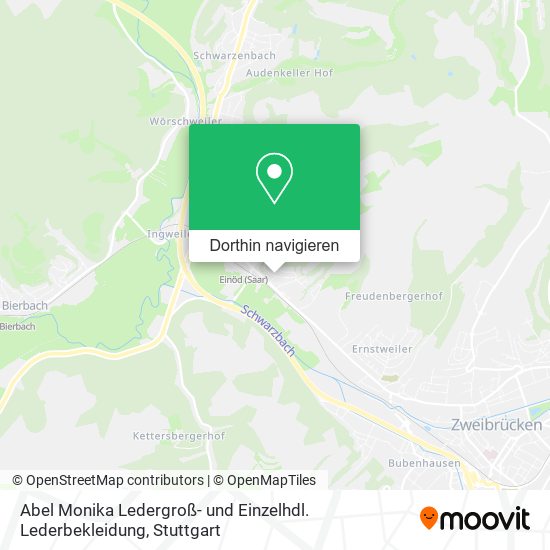 Abel Monika Ledergroß- und Einzelhdl. Lederbekleidung Karte