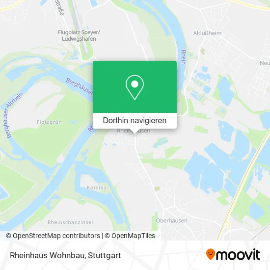 Rheinhaus Wohnbau Karte