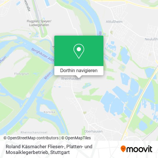 Roland Käsmacher Fliesen-, Platten- und Mosaiklegerbetrieb Karte