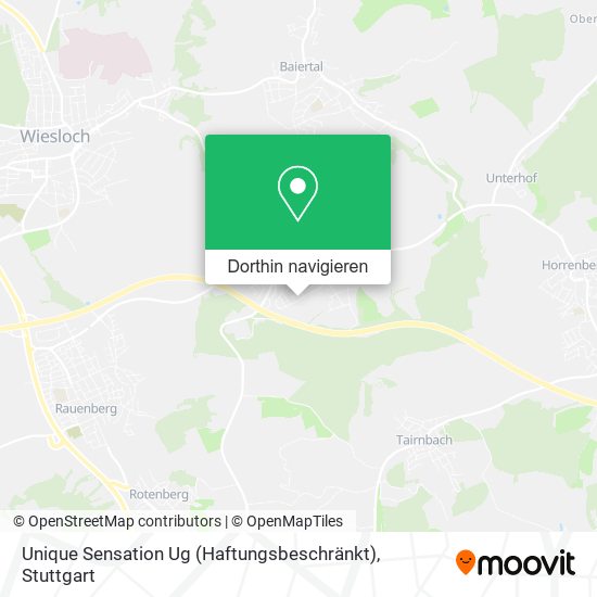Unique Sensation Ug (Haftungsbeschränkt) Karte