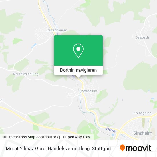 Murat Yilmaz Gürel Handelsvermittlung Karte