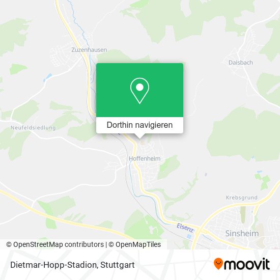 Dietmar-Hopp-Stadion Karte