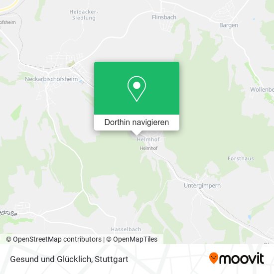 Gesund und Glücklich Karte