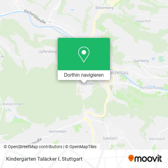 Kindergarten Taläcker I Karte