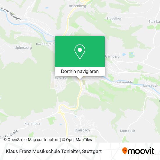 Klaus Franz Musíkschule Tonleiter Karte