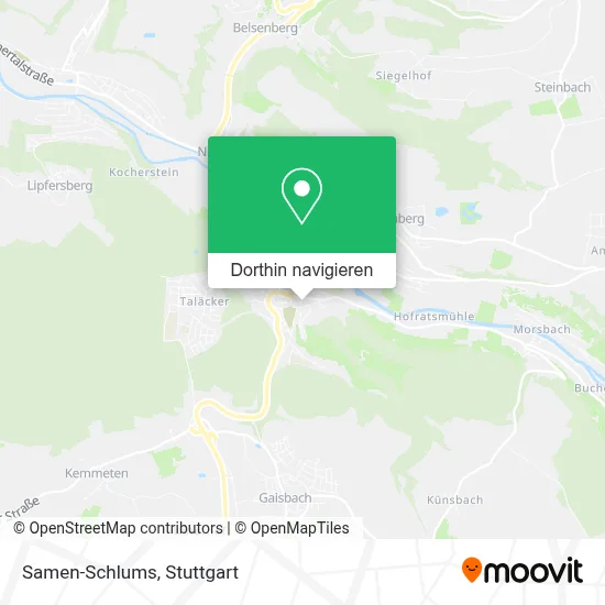 Samen-Schlums Karte