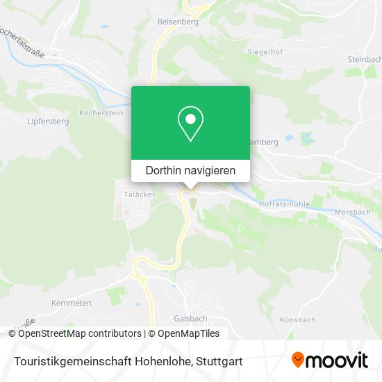 Touristikgemeinschaft Hohenlohe Karte
