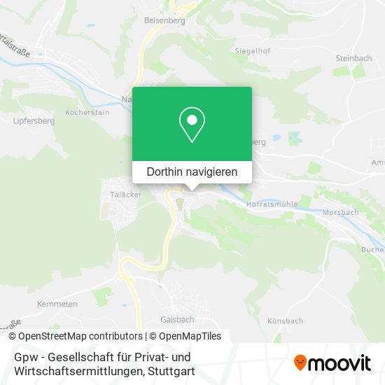 Gpw - Gesellschaft für Privat- und Wirtschaftsermittlungen Karte