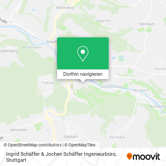 Ingrid Schäffer & Jochen Schäffer Ingenieurbüro Karte