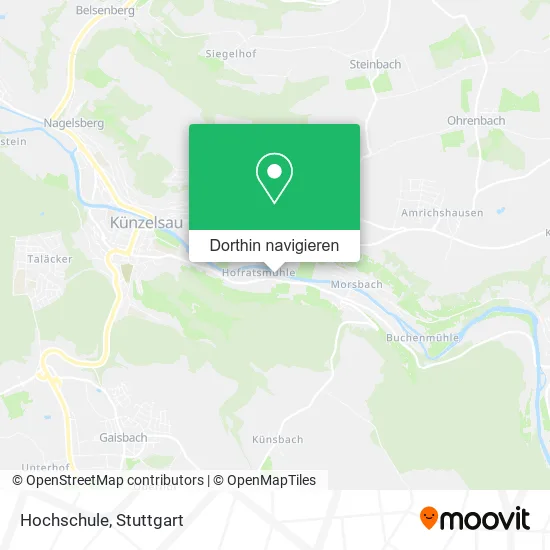 Hochschule Karte