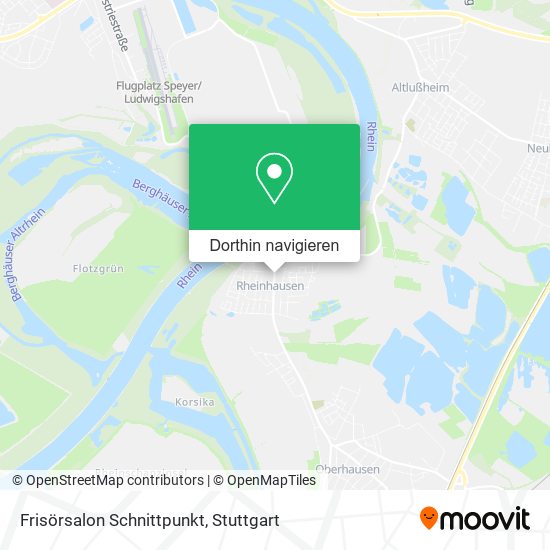 Frisörsalon Schnittpunkt Karte