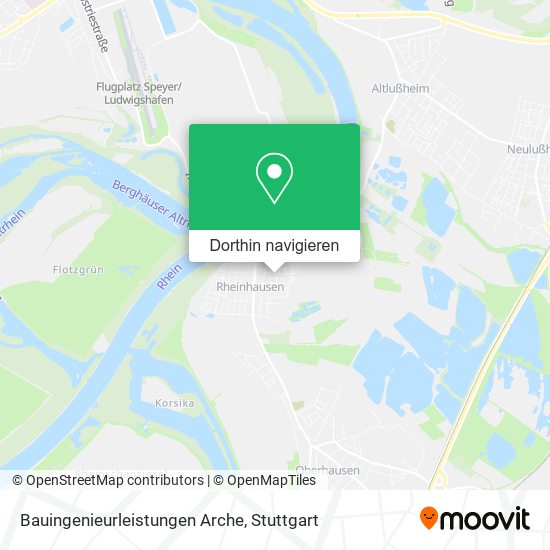 Bauingenieurleistungen Arche Karte