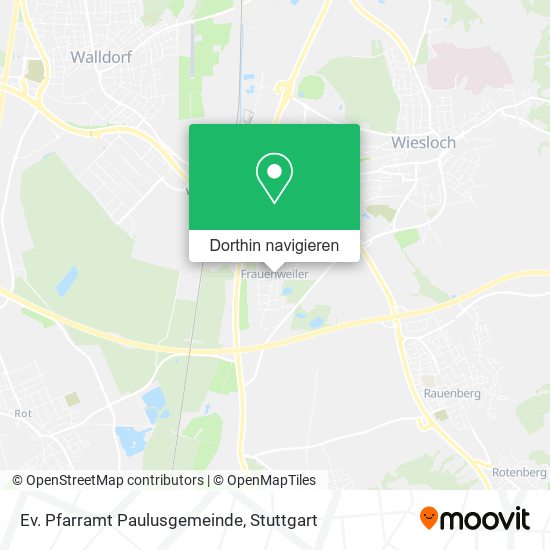 Ev. Pfarramt Paulusgemeinde Karte