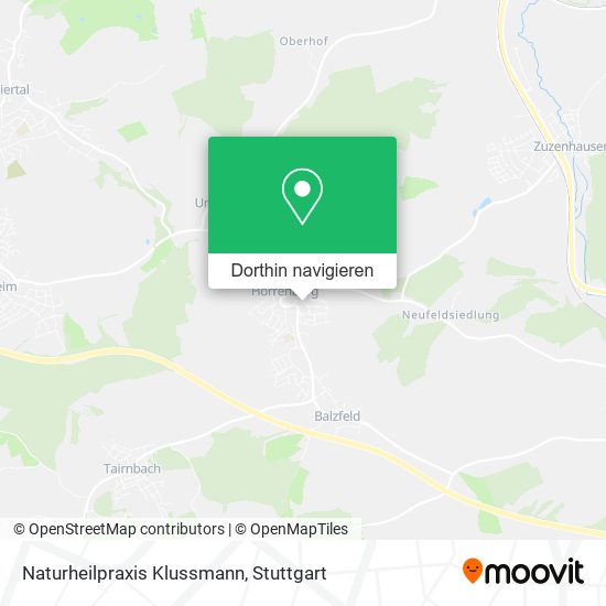 Naturheilpraxis Klussmann Karte