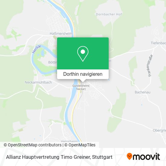 Allianz Hauptvertretung Timo Greiner Karte