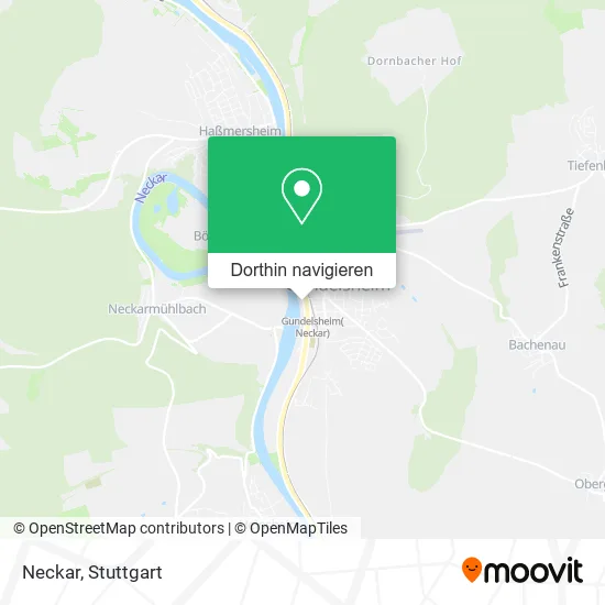Neckar Karte