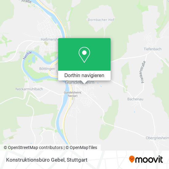 Konstruktionsbüro Gebel Karte