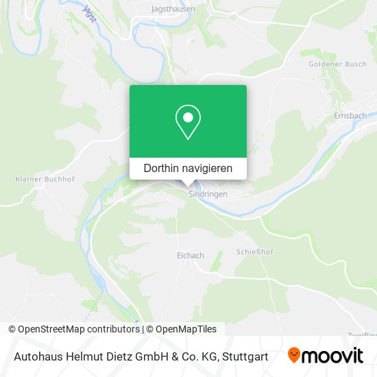 Autohaus Helmut Dietz GmbH & Co. KG Karte