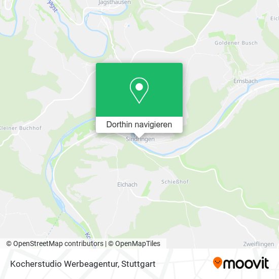 Kocherstudio Werbeagentur Karte