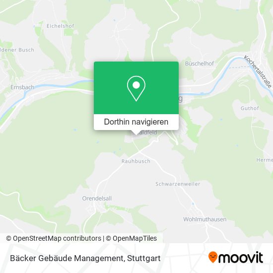 Bäcker Gebäude Management Karte