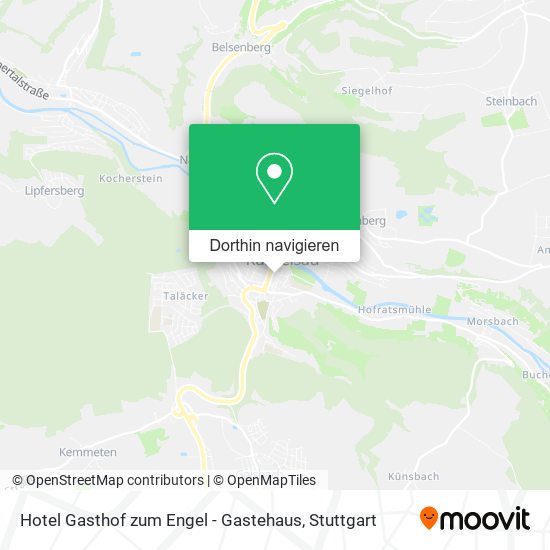 Hotel Gasthof zum Engel - Gastehaus Karte