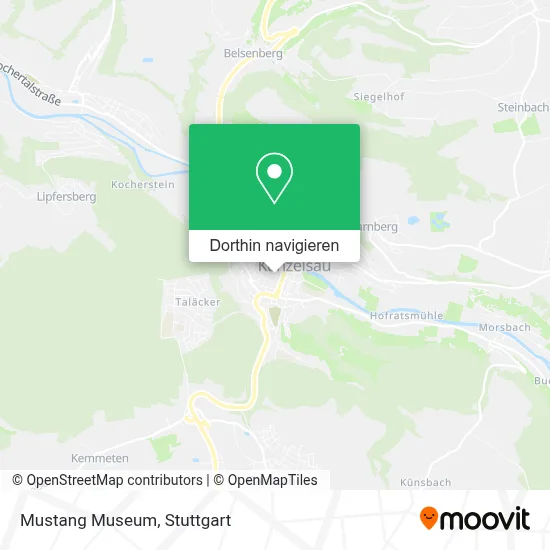 Mustang Museum Karte