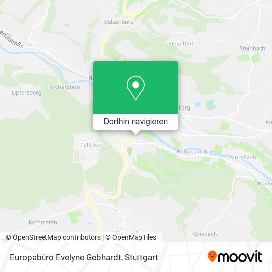Europabüro Evelyne Gebhardt Karte
