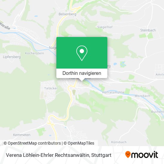 Verena Löhlein-Ehrler Rechtsanwältin Karte
