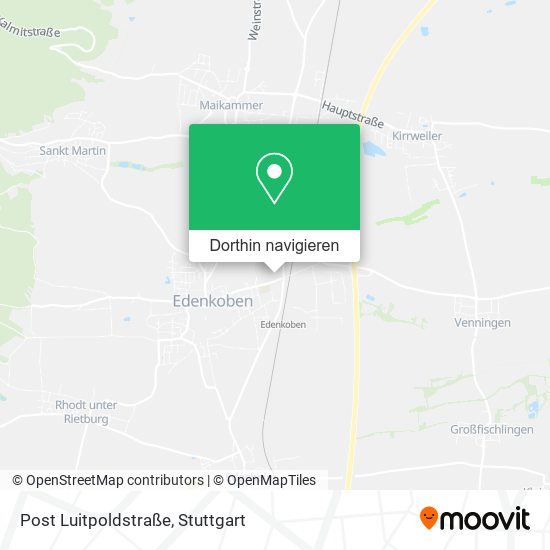 Post Luitpoldstraße Karte