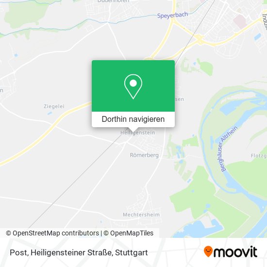 Post, Heiligensteiner Straße Karte