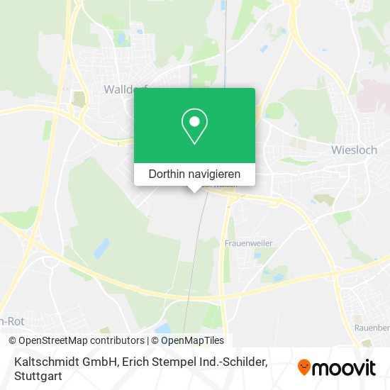 Kaltschmidt GmbH, Erich Stempel Ind.-Schilder Karte