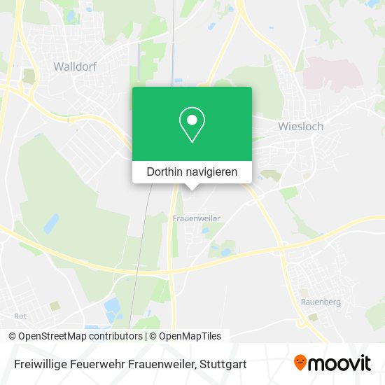 Freiwillige Feuerwehr Frauenweiler Karte