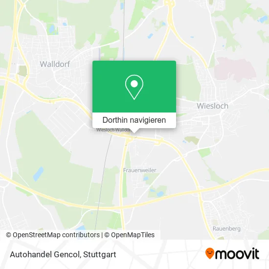 Autohandel Gencol Karte