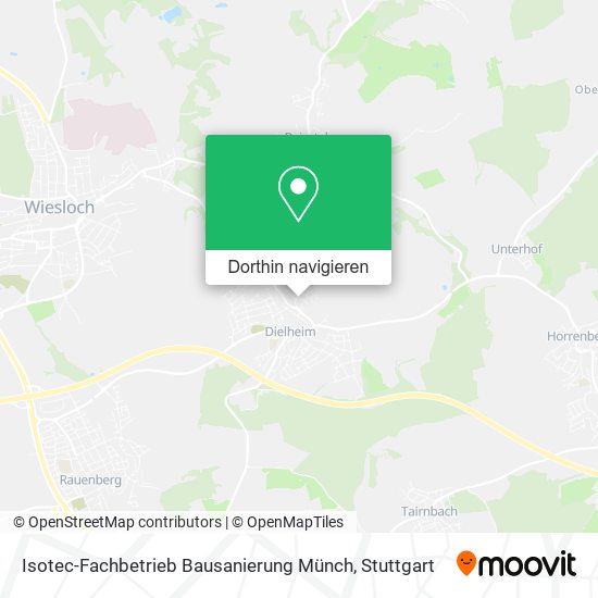 Isotec-Fachbetrieb Bausanierung Münch Karte