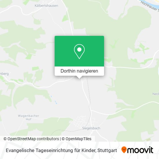 Evangelische Tageseinrichtung für Kinder Karte