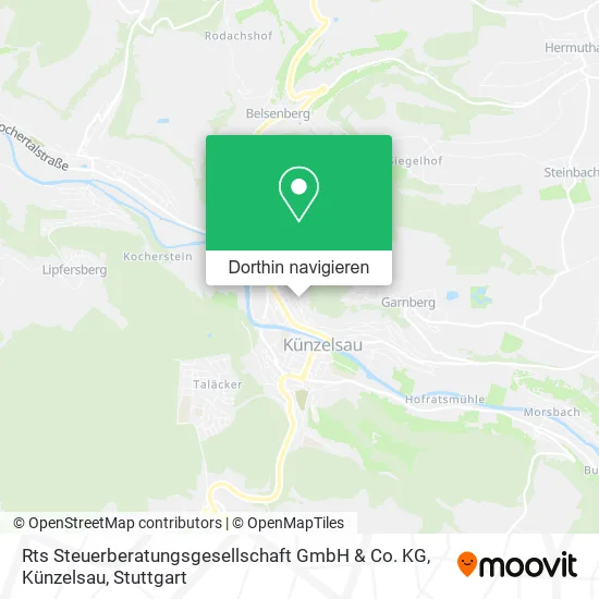 Rts Steuerberatungsgesellschaft GmbH & Co. KG, Künzelsau Karte