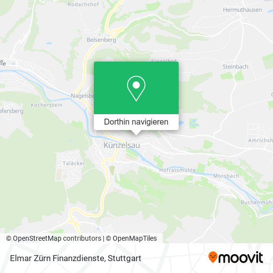 Elmar Zürn Finanzdienste Karte