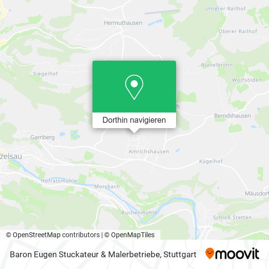 Baron Eugen Stuckateur & Malerbetriebe Karte