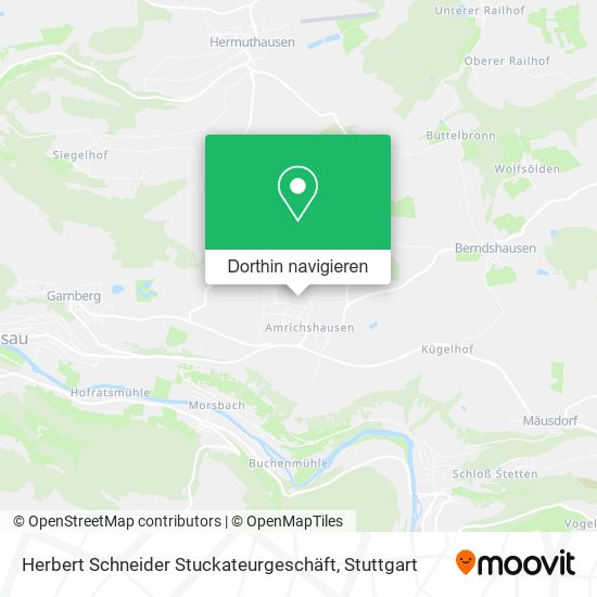 Herbert Schneider Stuckateurgeschäft Karte