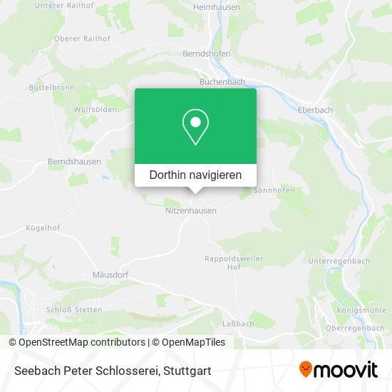 Seebach Peter Schlosserei Karte