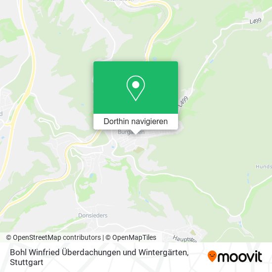 Bohl Winfried Überdachungen und Wintergärten Karte