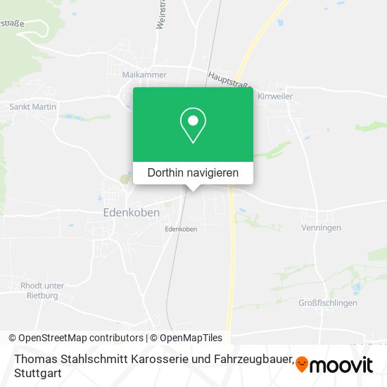 Thomas Stahlschmitt Karosserie und Fahrzeugbauer Karte