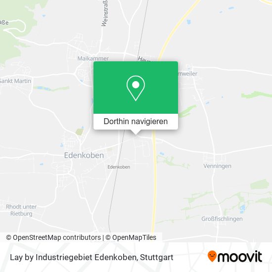 Lay by Industriegebiet Edenkoben Karte