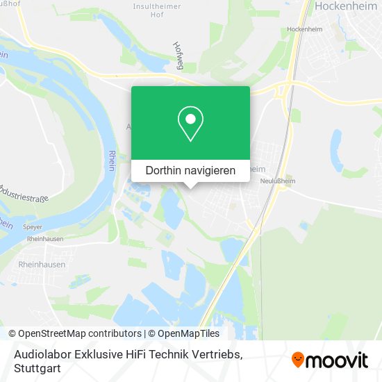 Audiolabor Exklusive HiFi Technik Vertriebs Karte