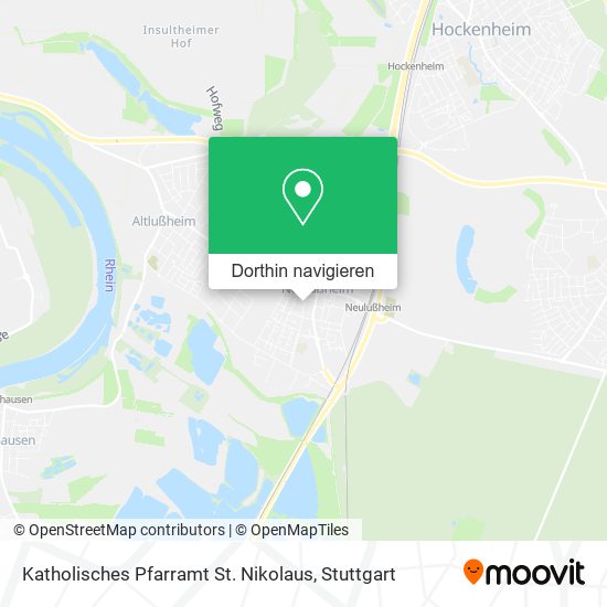 Katholisches Pfarramt St. Nikolaus Karte
